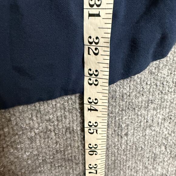 Cloth & Stone Medium Drawstring Romper Button Up Tunic Shirt Black Long Sleeves - Picture 8 of 8